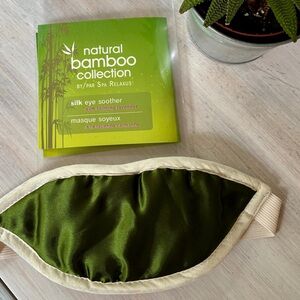 Natural Bamboo Collection Silk Eye Mask with Lavender